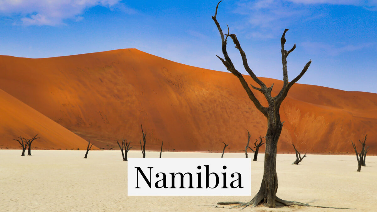 Wüste in Namibia
