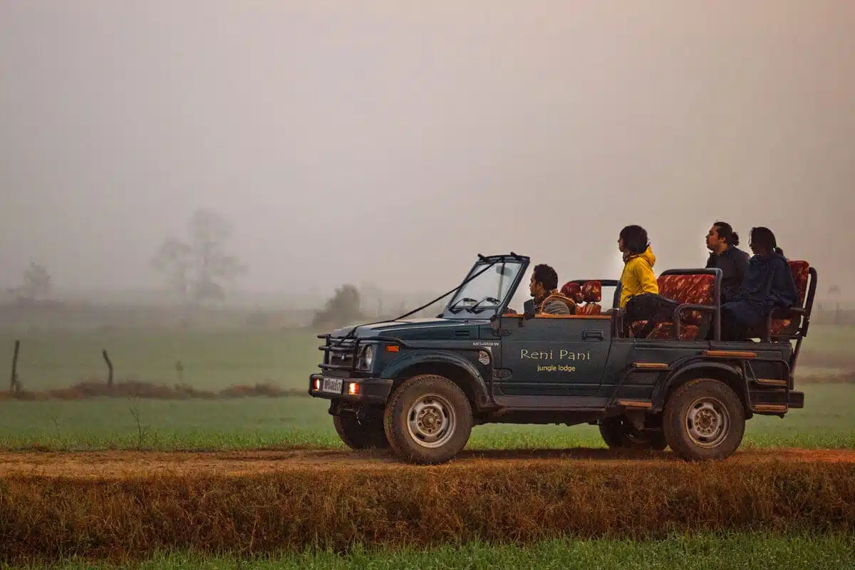 Safari jeep in Satpura National Park