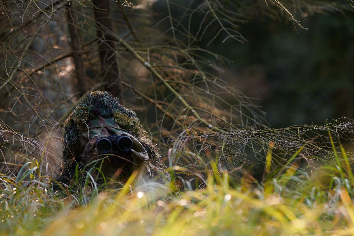 Camouflage is important for undisturbed nature photography